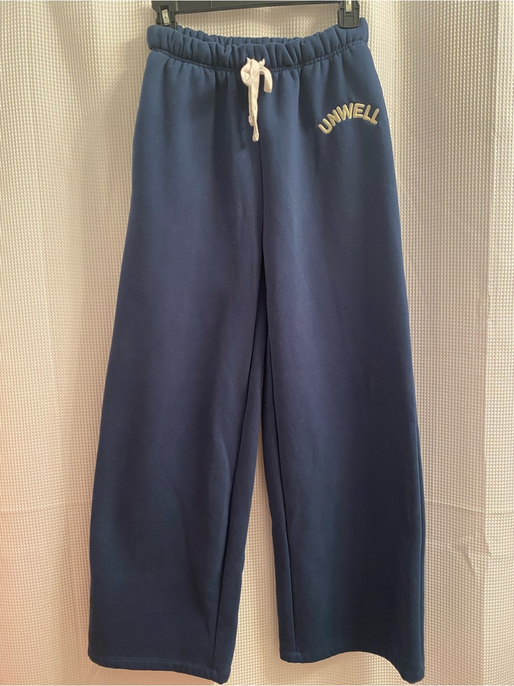 Unwell Alex Cooper Call Her Daddy Navy Blue Wide Leg Sweatpants